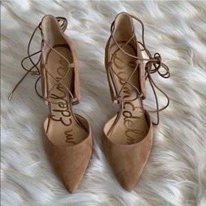 Sam edelman lace up pumps
